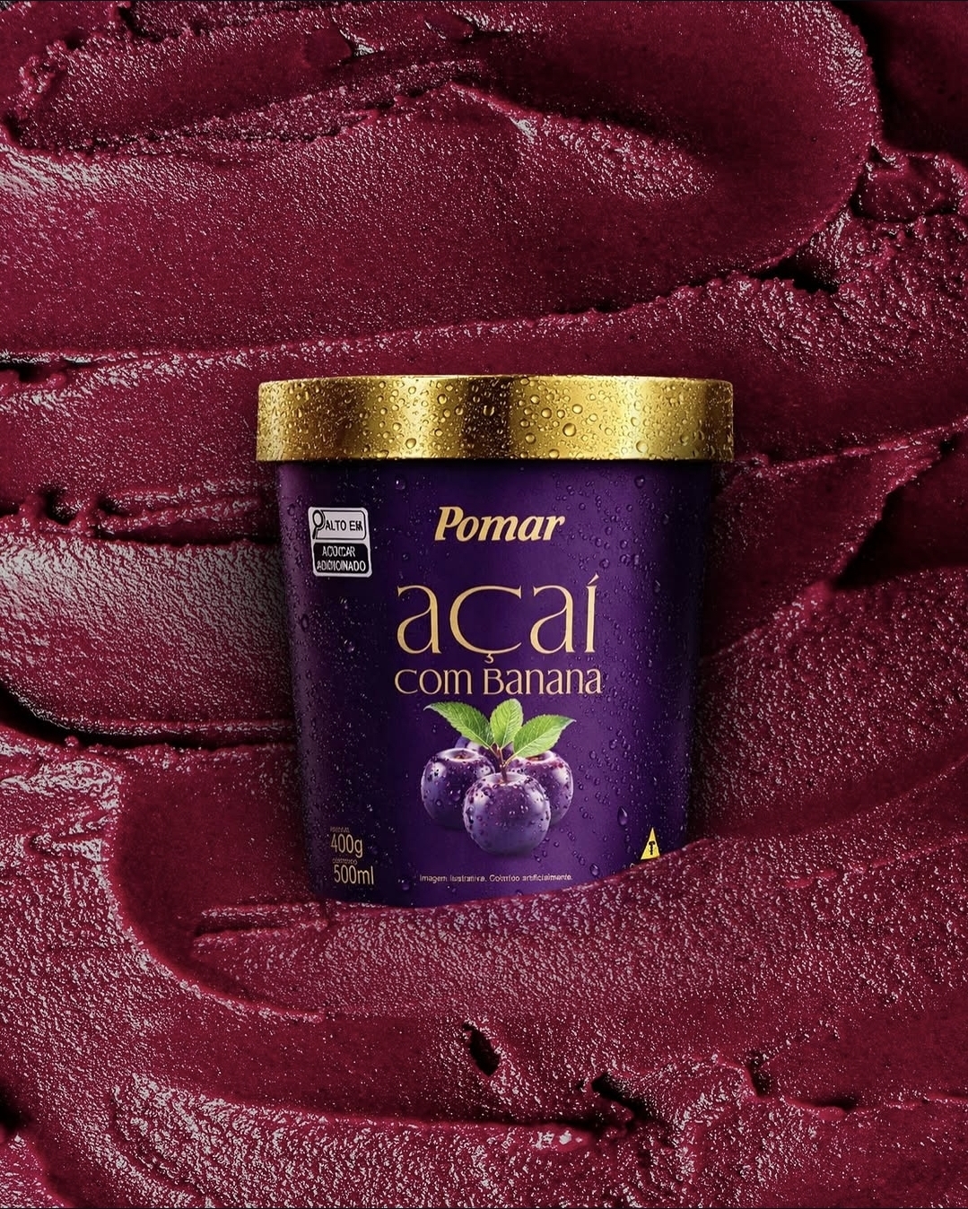 Pote Açaí Pomar 1l 