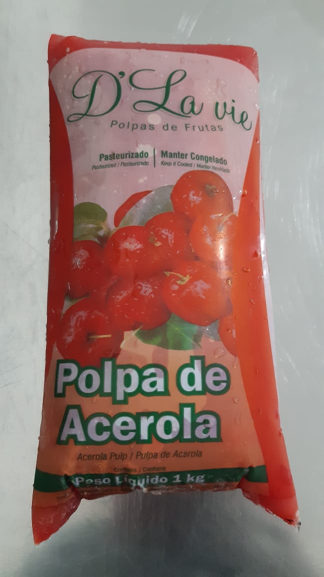 Polpa de Acerola 1kg D´lavie