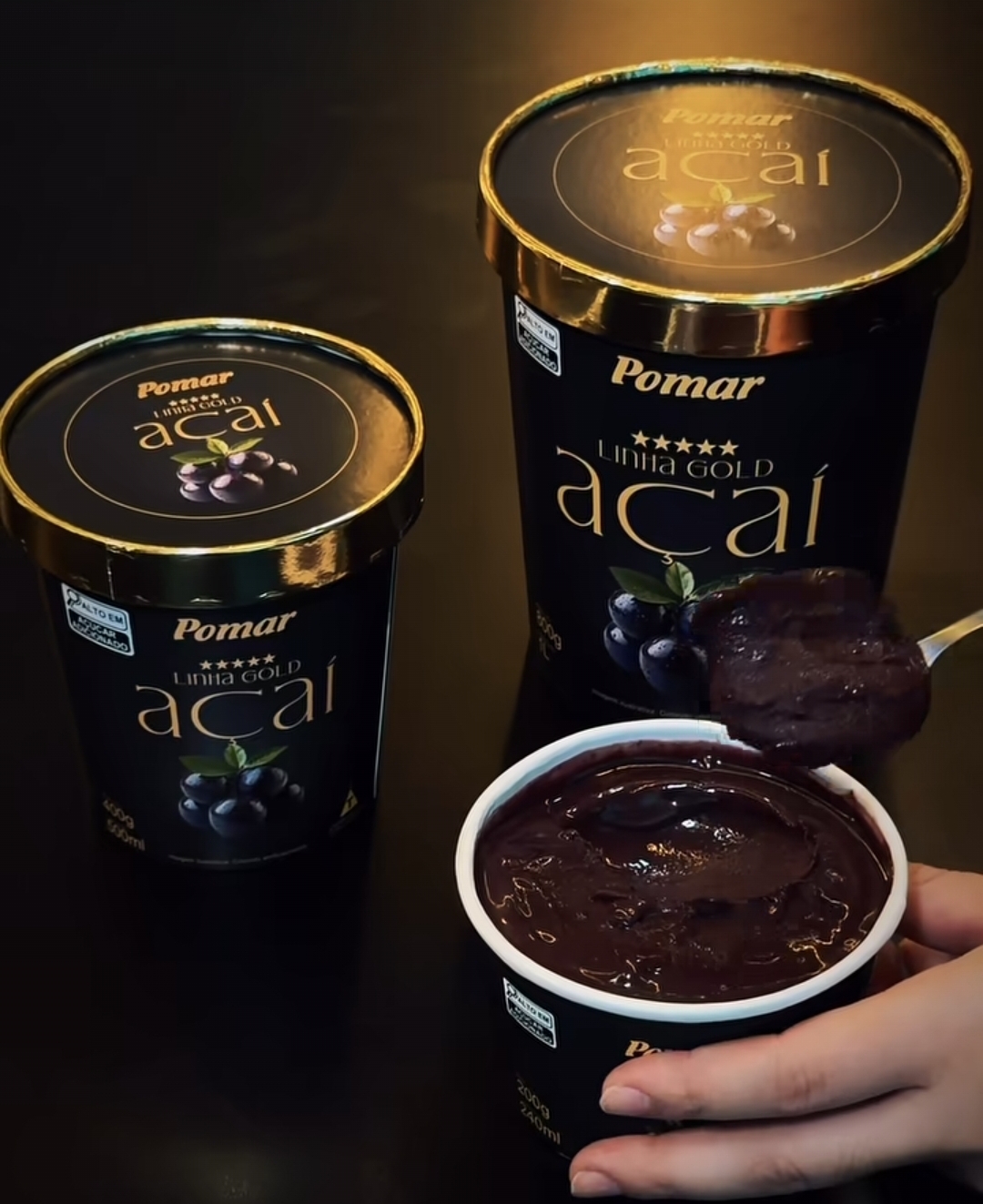 Pote de Açaí Premium 1l Pomar