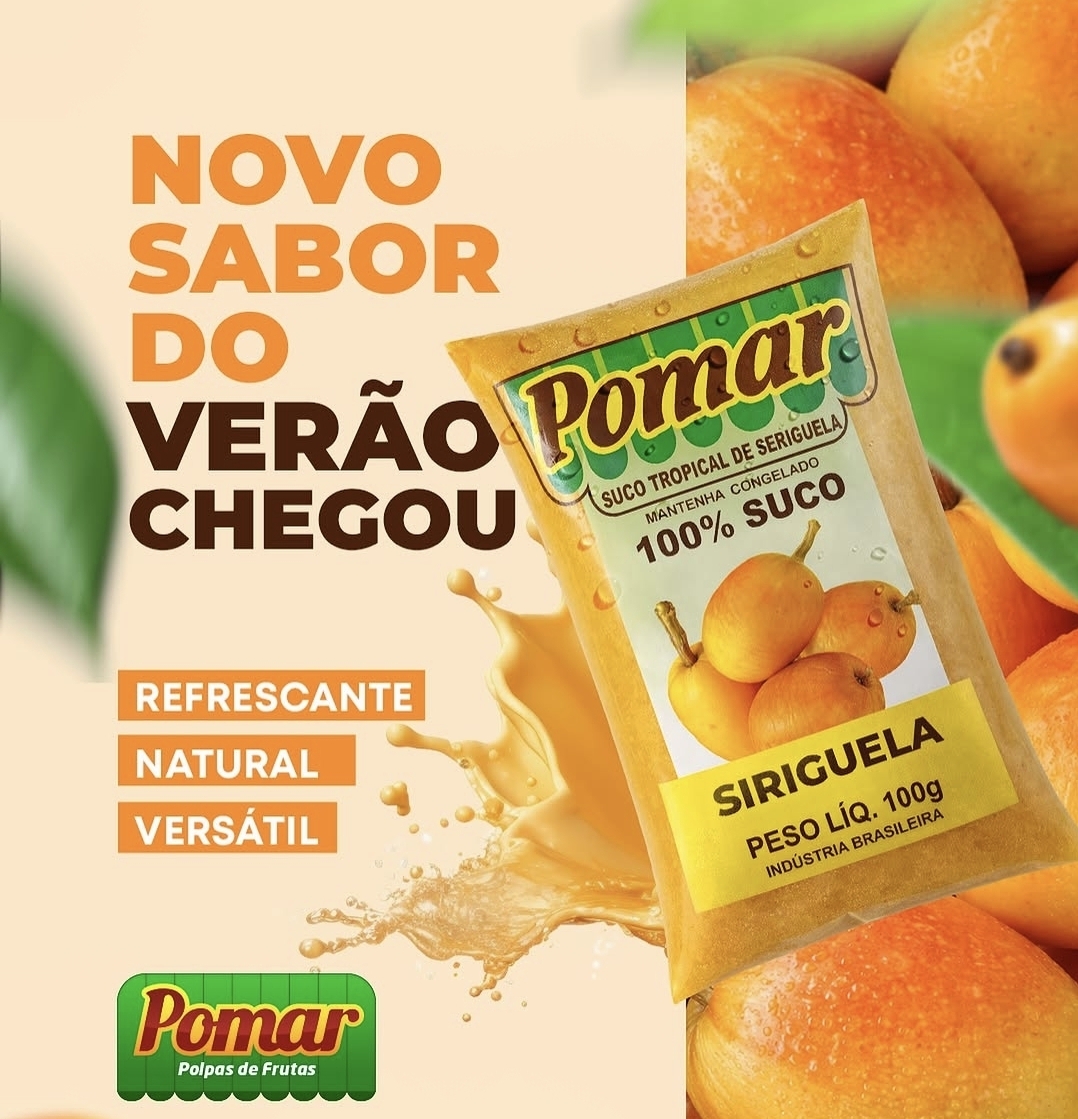 Polpa de Siriguela 100g Pomar 