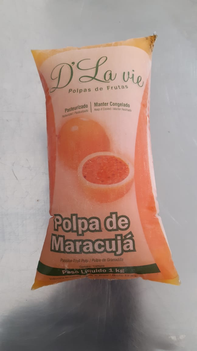 Polpa de Maracujá 1kg D´lavie