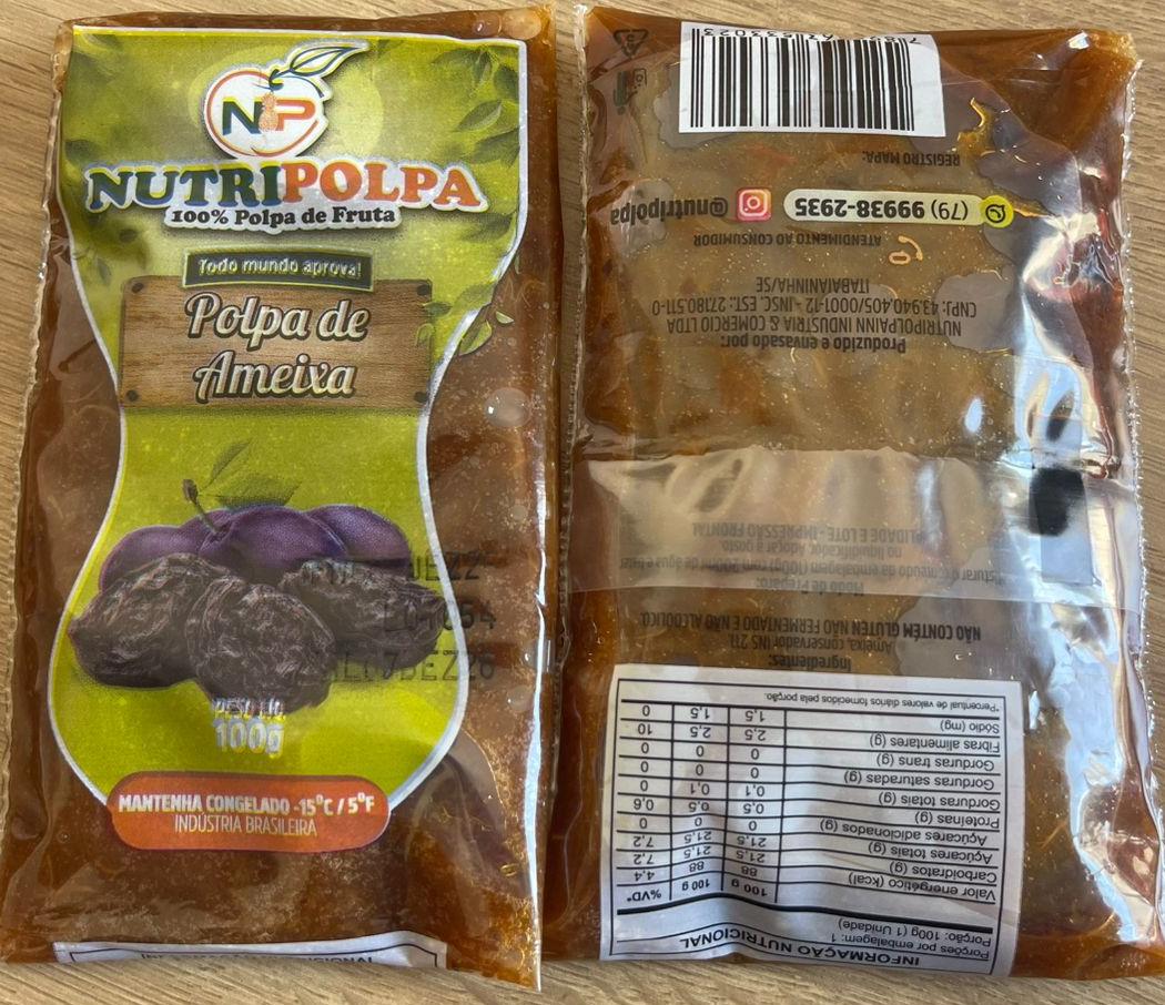 Polpa Ameixa 100g Nutripolpa 