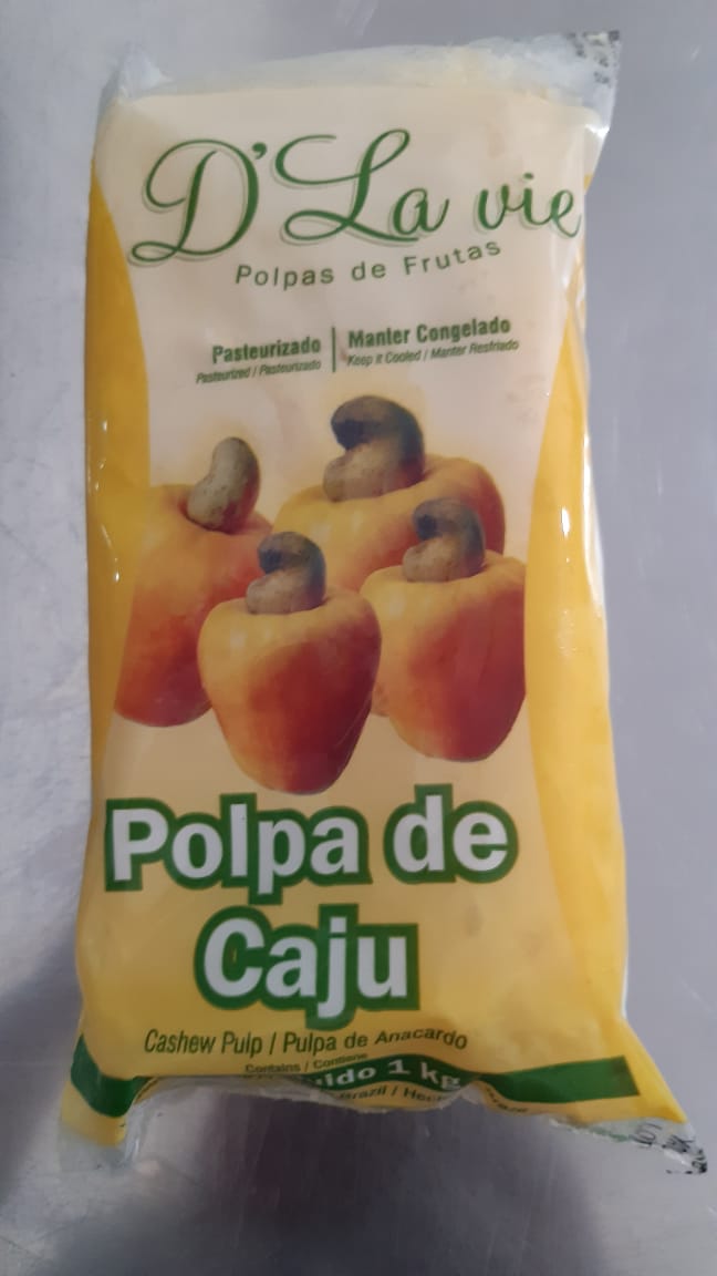 Polpa de Caju 1kg D´lavie